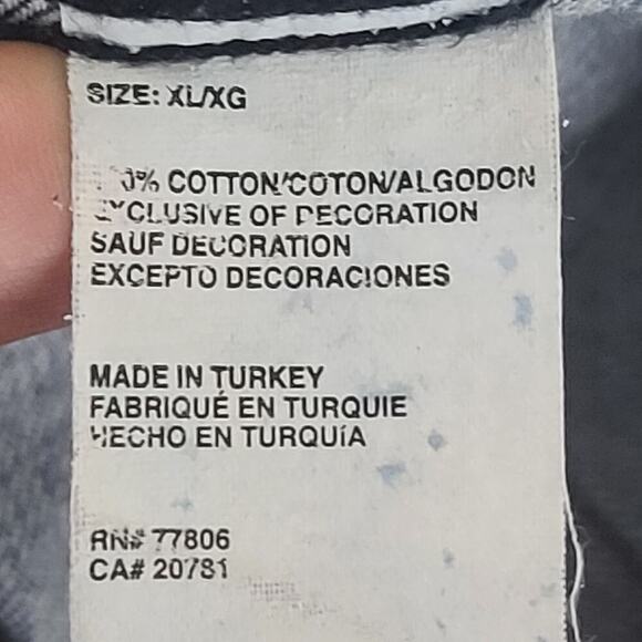 Tommy Hilfiger Vintage Nautical flags women's jean jacket Size XL Country - Picture 8 of 10